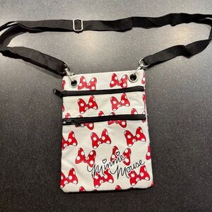 Disney Minnie Mouse Red and White Polka Dot Bow Design